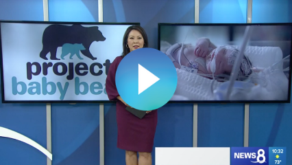 Video thumbnail of Marcella Lee from CBS8 introducing her story on Project Baby Bear