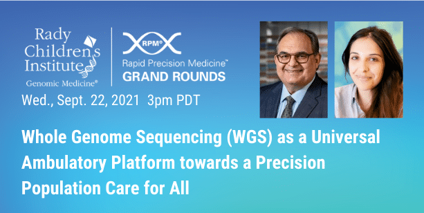 Whole Genome Sequencing (WGS) as a Universal Ambulatory Platform towards a Precision Population Care for All
