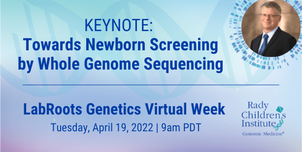 Keynote: : Towards Newborn Screening by Whole Genome Sequencing