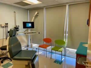 kid-friendly exam room