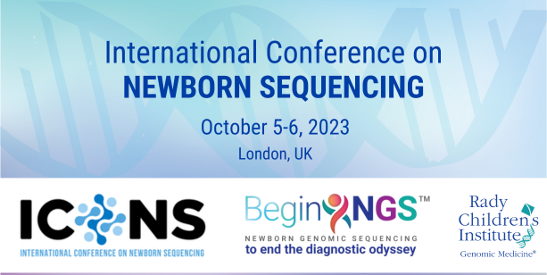 International Conference on Newborn Sequencing, October 5-6, 2023