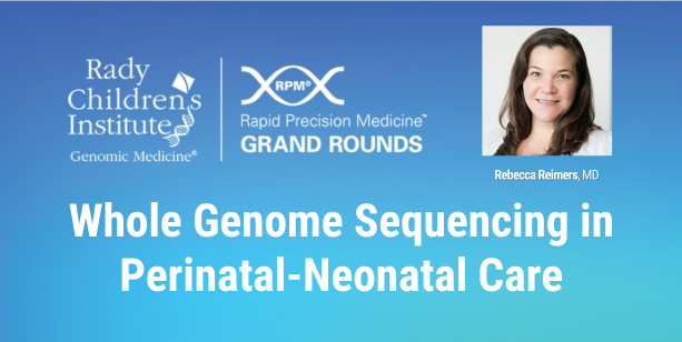 Whole Genome Sequencing in Perinatal-Neonatal Care